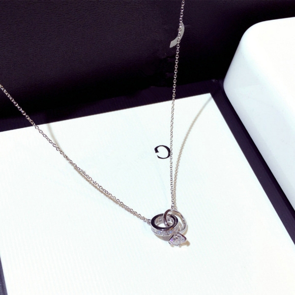 14k gold diamond ring necklace - Picture 10 of 16